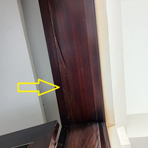 Mối ăn vào khuôn cửa