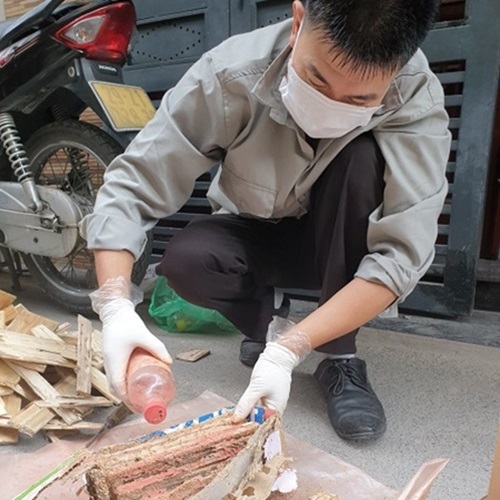 Kỹ thuật viên trưởng phụ trách tư vấn và thi công diệt mối Trần Anh Tuấn 